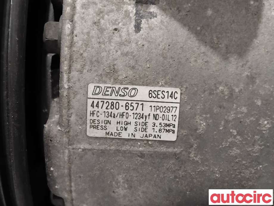 Aircondition kompressor til Toyota Auris 2013-2015 (Type II, Fase 1)  (TOYOTA|8831002790|447280-6571|)