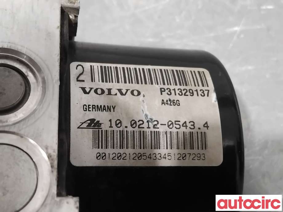 ABS sentral til Volvo V60 2010-2013 (Type I, Fase 1)  (VOLVO|31329138|100212-05434|31329137)
