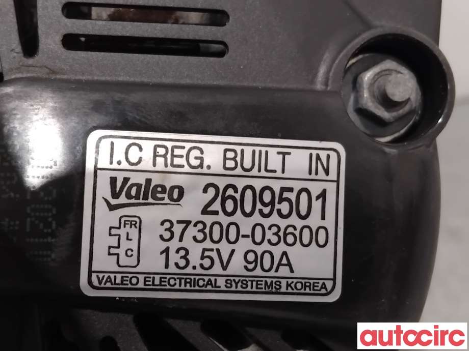 Dynamo til Kia Rio 2011-2017 Type III  (KIA|3730003600|2609501|37300-03600)