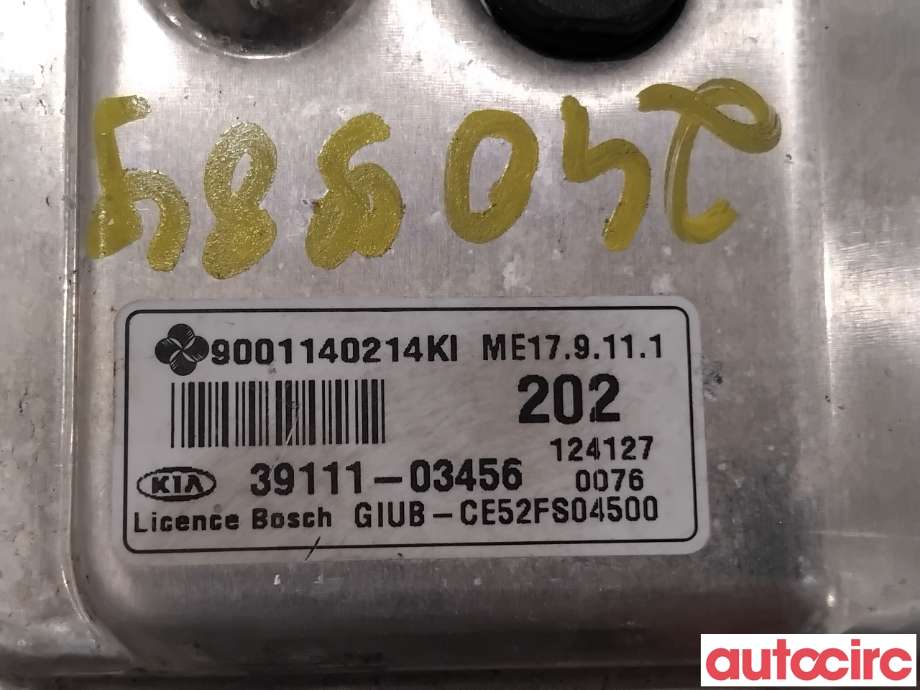 Styreenhet motor til Kia Rio 2011-2017 Type III  (KIA|3911103456|9001140214KI|39111-03456)
