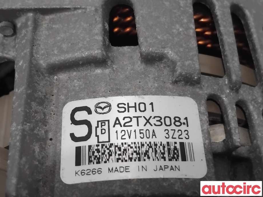 Dynamo til Mazda CX-5 2012-2017 (Type I)  (MAZDA|SH01-18-300A|A2TX3081|SH01)