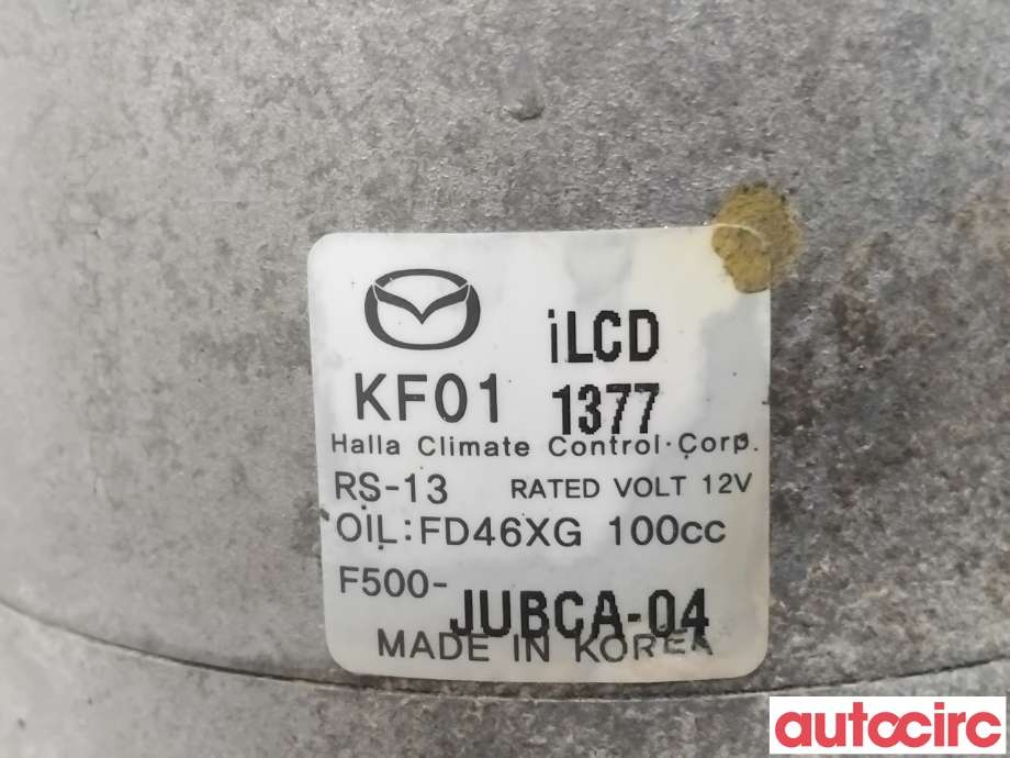 Aircondition kompressor til Mazda CX-5 2012-2017 (Type I) (MAZDA|KF01-61-450A|F500-JUBCA-04|KF01)