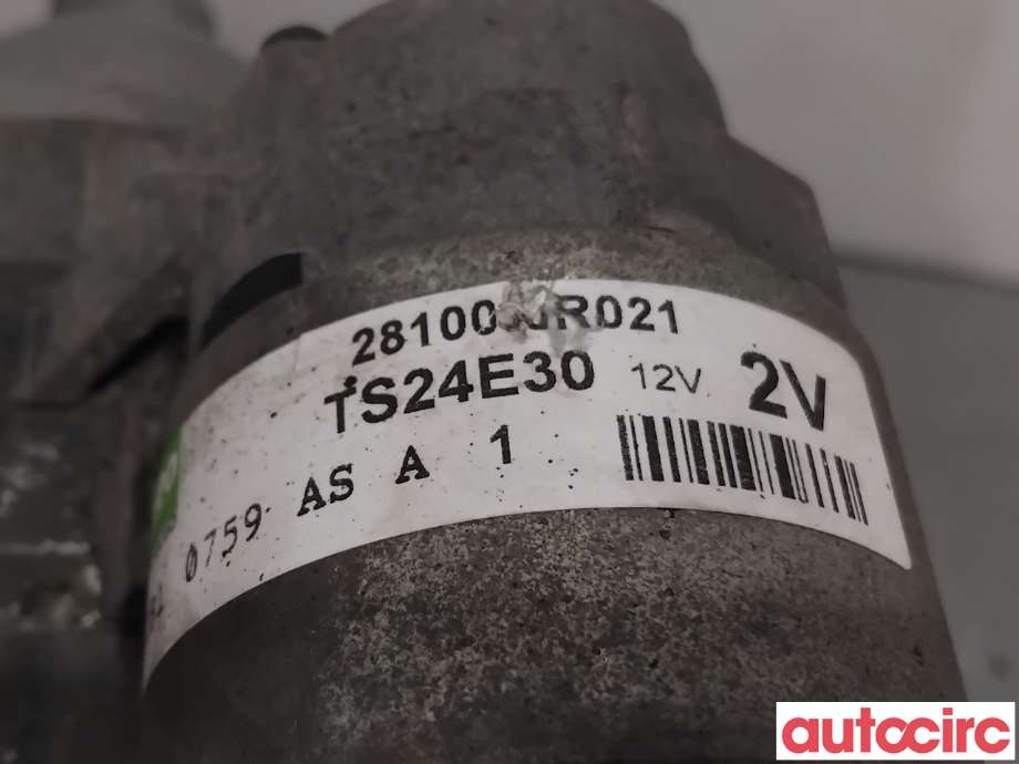 Starter diesel til Toyota Avensis 2009-2015 (Type III, Fase 1)  (TOYOTA|281000R021|TS24E30|28100-0R021)