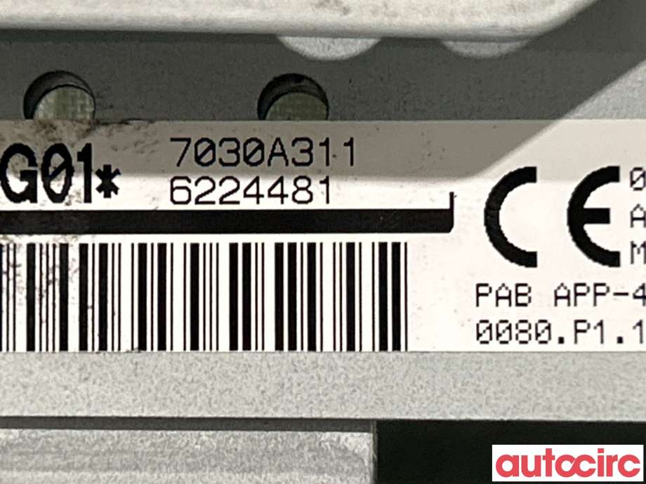 Airbag passasjer til Mitsubishi Outlander 2015-->> (Type III, Fase 2)  (MITSUBISHI|7030A311)