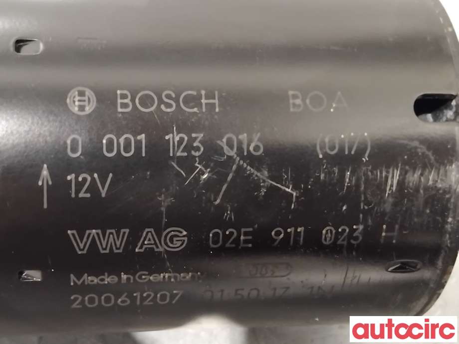 Starter diesel til VW Passat 2005-2010 (B6) (B6) (VOLKSWAGEN|02E911023HX|0001123016|02E911023H)