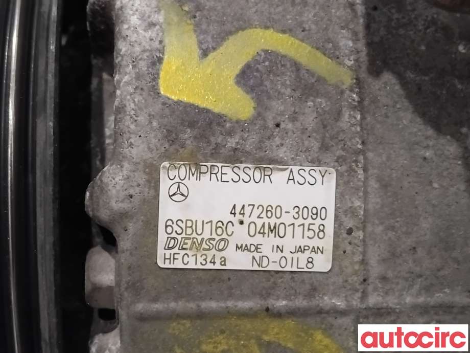 Aircondition kompressor til Mercedes E-Klasse 2009-2013 (Fase 1) (W212) (W212) (MERCEDES|A0032302911|447260-3090|A0022309211)