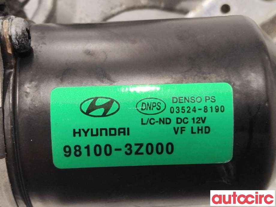 Viskermotor frontrute til Hyundai i40 2012-2017 (HYUNDAI|981103Z000|03524-8190|98100-3Z000)