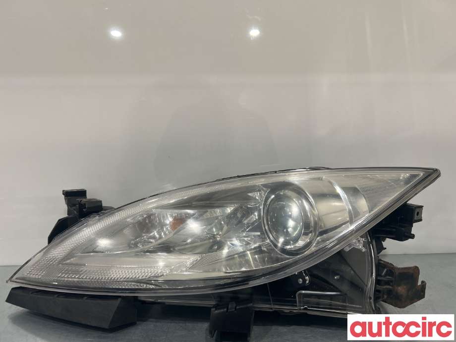 Frontlykt venstre halogen til Mazda 6, 2010-2013 (Type II, Fase 2)  (MAZDA|GDK3-51-0L0D)