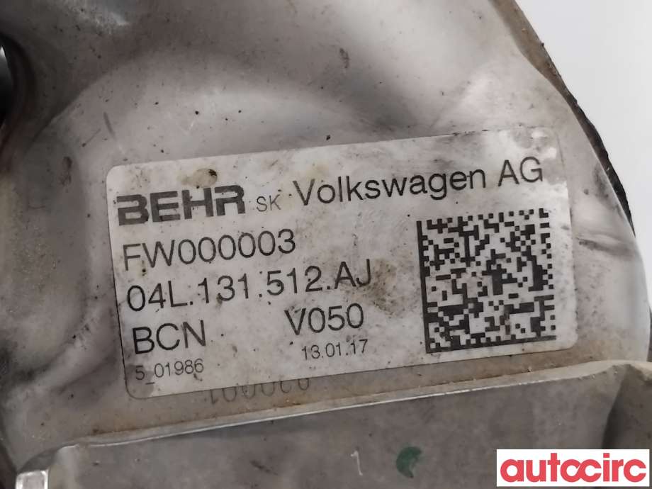 EGR-ventil til VW Caddy 2015-2020 (Type III, Fase 3)  (VOLKSWAGEN|04L131512AJ|FW000003)