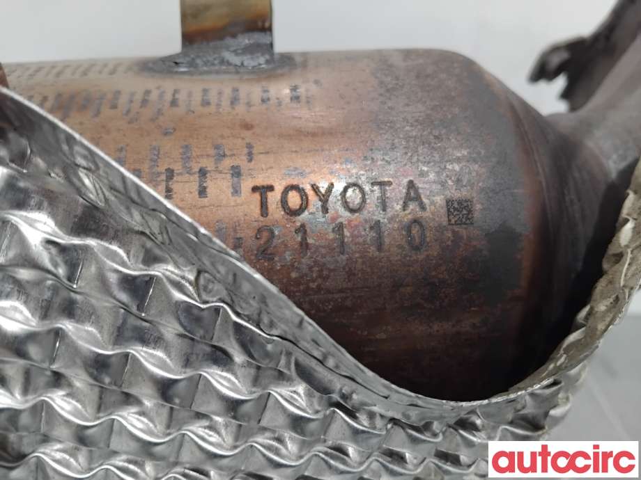 Katalysator til Toyota Yaris 2014-2020 (Type III, Fase 2)  (TOYOTA|1714021110||21110)