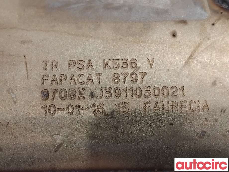 Katalysator til Peugeot Partner 2008-2015 (Type II, Fase 1)  (PEUGEOT|1706X0|TRPSAK536|1706AJ)