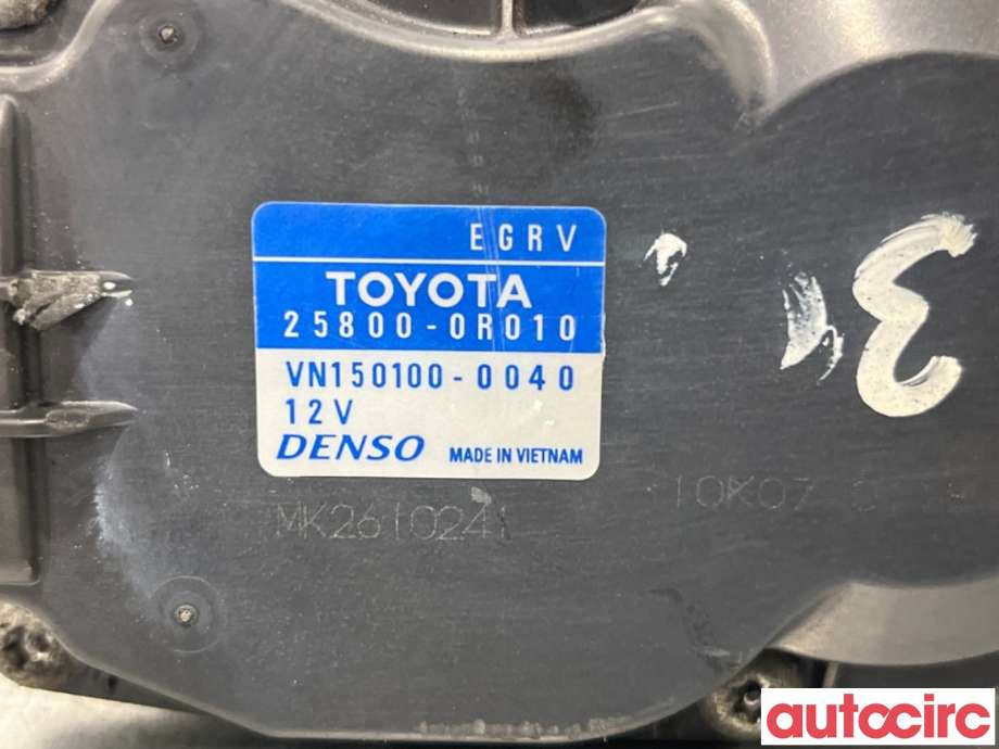EGR-ventil til Toyota Verso 2009-2016 (Type III)  (TOYOTA|258000R010|VN150100-0040|25800-0R010)