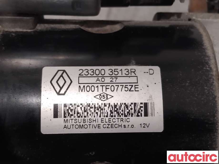 Starter diesel til Nissan Qashqai 2014-2021 (Type II)  (NISSAN|2330000Q5L|M001TF0775ZE|233003513R)