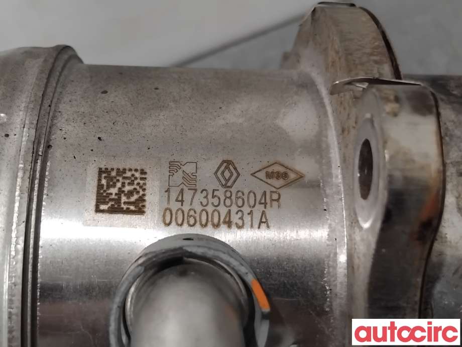 EGR-kjøler til Nissan Qashqai 2014-2021 (Type II)  (NISSAN|1473500Q0E||147358604R)