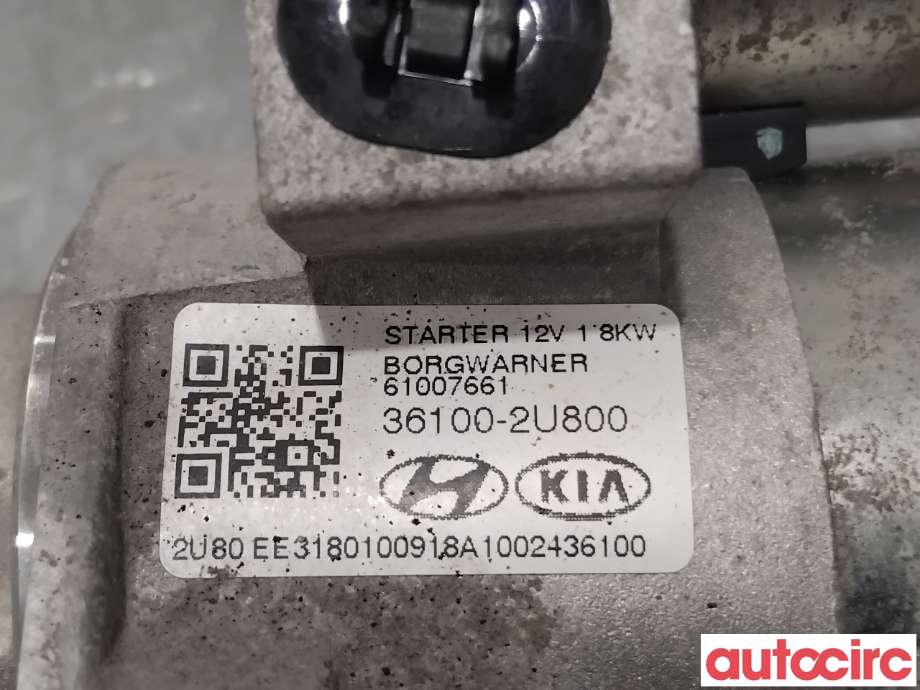 Starter diesel til Hyundai Tucson 2015-2020  (HYUNDAI|361002U800|61007661|36100-2U800)