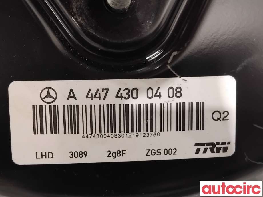 Bremsekraft-forsterker til Mercedes Vito 2014-->> (W447) (W447) (MERCEDES|A4474310200||A4474300408)