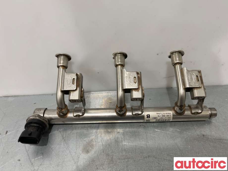 Dyseskinne (fuelrail) til Ford Fiesta 2013-2017 (Type VI, Fase 2)  (FORD|1798431|0261555179|DM5G-9H487-AB)