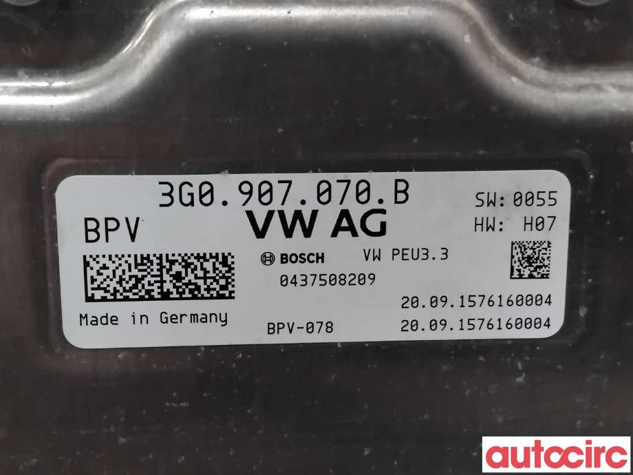 Inverter hybrid til VW Passat 2015-2019 (Fase 1) (B8) (B8) (VOLKSWAGEN|3G0907070G|0437508209|3G0907070B)