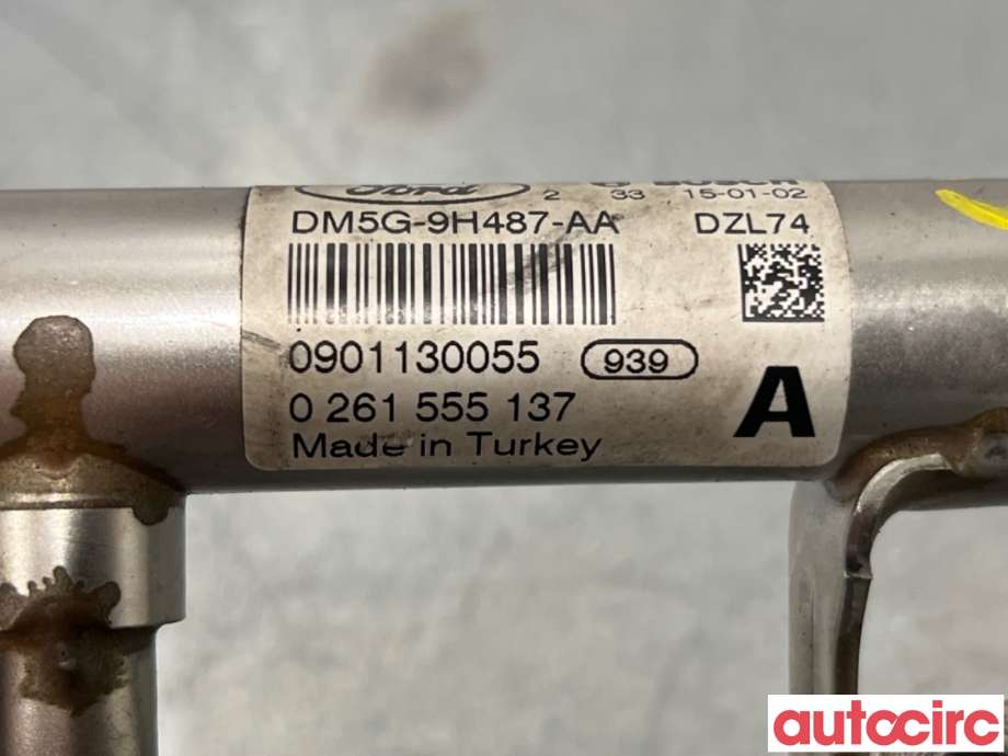 Dyseskinne (fuelrail) til Ford Focus 2014-2018 (Type III, Fase 2)  (FORD|1798431|0261555137|DM5G-9H487-AA)