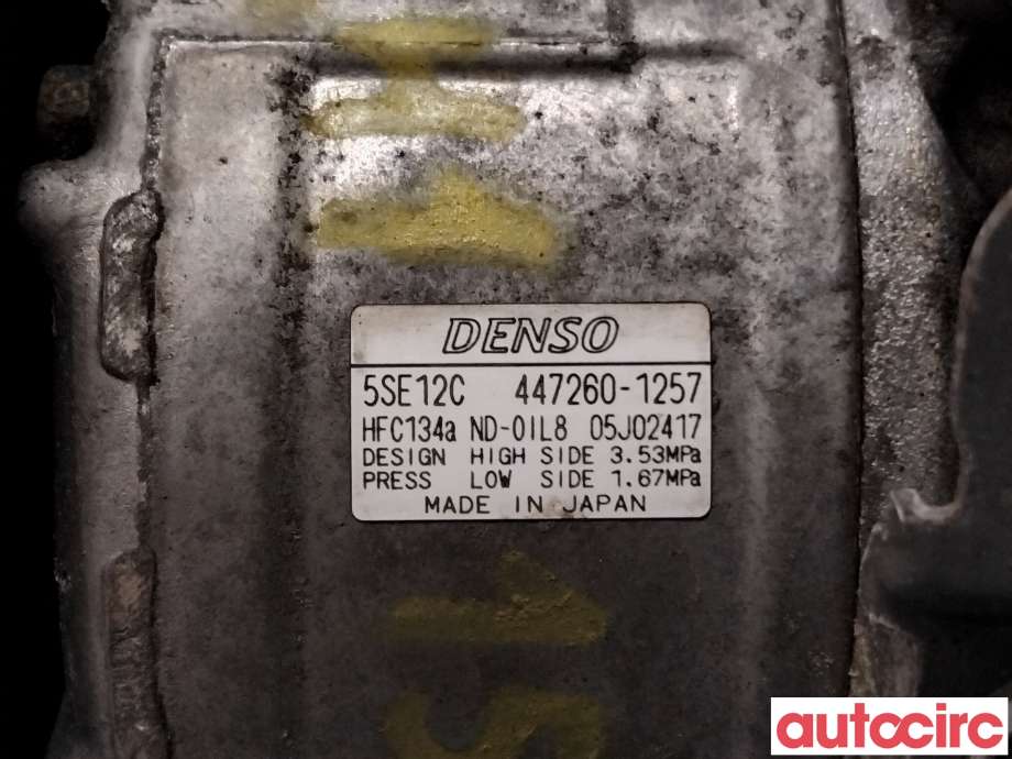Aircondition kompressor til Toyota RAV4 2006-2009 (Type III, Fase 1)  (TOYOTA|8831042250|447260-1257|)