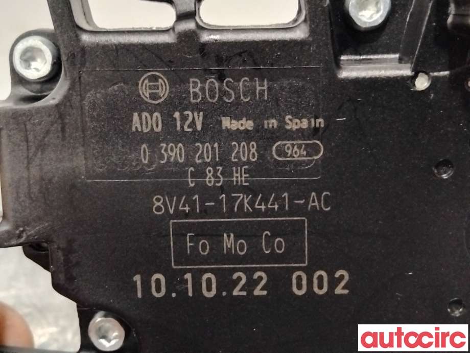 Viskermotor bakrute til Ford Kuga 2008-2012 (Type I)  (FORD|1695472|0390201208|8V41-17K441-AC)