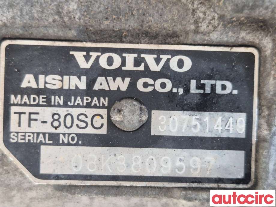 Girkasse automat til Volvo XC60 2008-2013 (Type I, Fase 1)  (VOLVO|36050595||TF-80SC AWD)