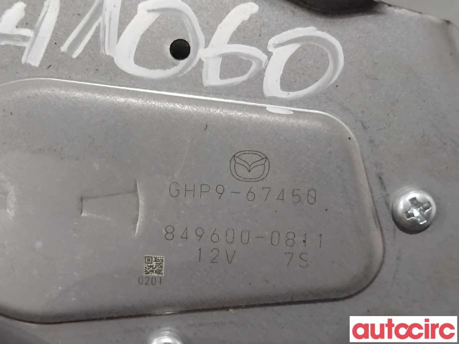 Viskermotor bakrute til Mazda 6 2015-2018 (Type III, Fase 2)  (MAZDA|GHP9-67-450|849600-0811|GHP9-67450)