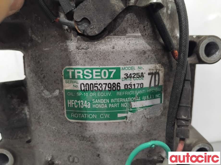 Aircondition kompressor til Honda Civic 2006-2011 (Type VIII)  (HONDA|38810-RSJ-E02|TRSE073425|)