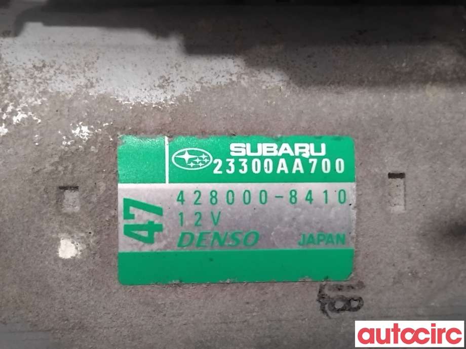 Starter diesel til Subaru Forester 2013-2019 (Type IV)  (SUBARU|23300AA700|428000-8410)