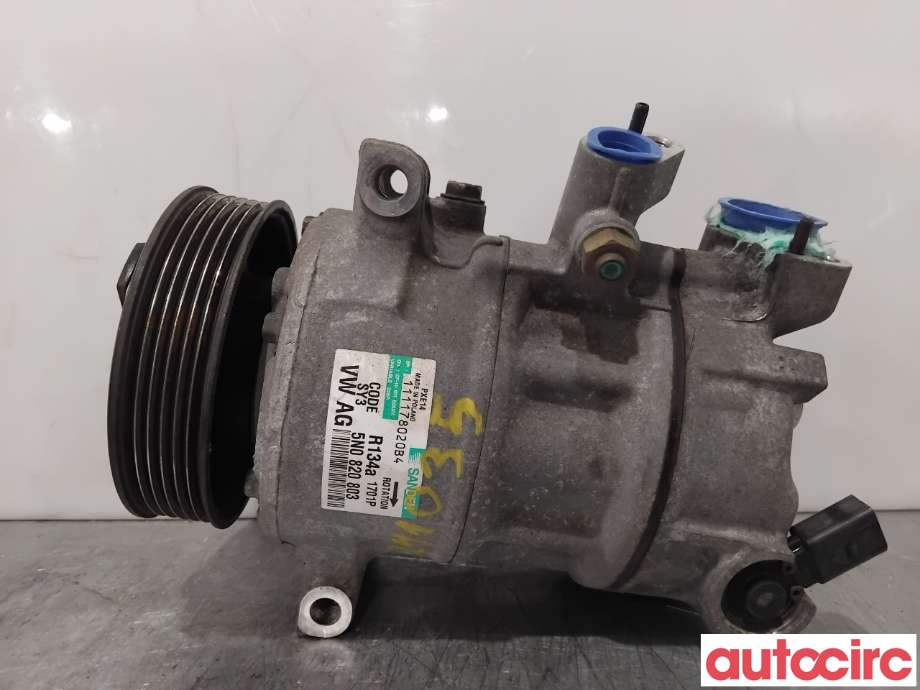 Aircondition kompressor til VW Golf VI 2008-2012  (VOLKSWAGEN|5K0820803X|PXE141701|1K0820808F)