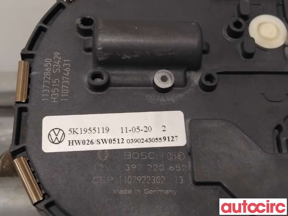 Viskermotor frontrute til VW Golf VI 2008-2012  (VOLKSWAGEN|5K1955119|1397220652|1Q1955119C)