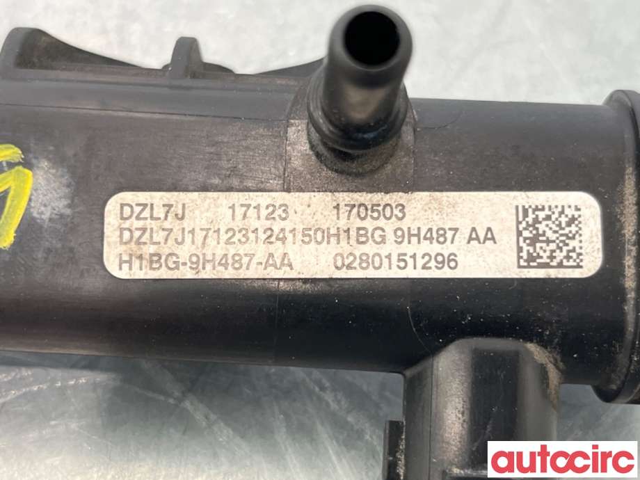 Dyseskinne (fuelrail) til Ford Fiesta 2017-->> (Type VII)  (FORD|2117996|0280151296|H1BG-9H487-AA)