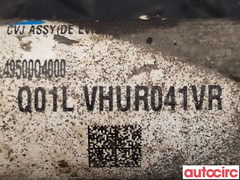 Drivaksel venstre foran, elbil til Kia Niro 2021-->>  (KIA|49500Q4000|)