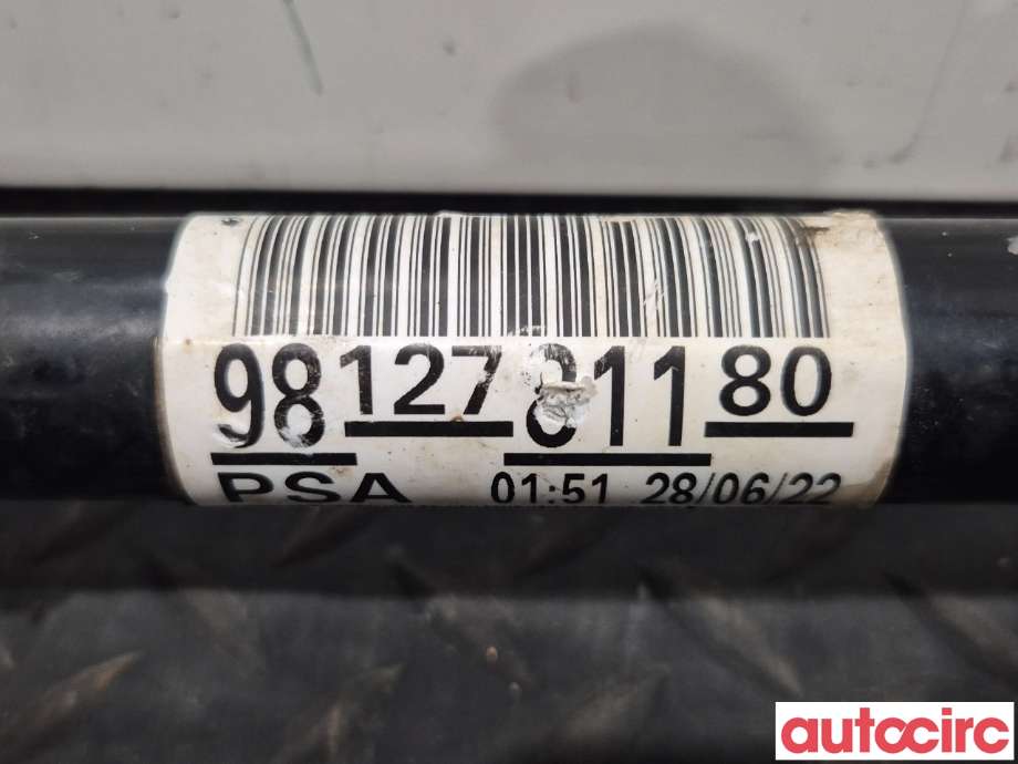 Drivaksel venstre foran til Citroën Berlingo 2008-2015 (Type II, Fase 1)  (CITROEN|32722X|)