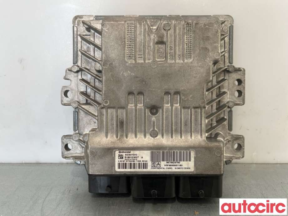 Styreenhet motor til Peugeot 508 2011-2014 (Type I, Fase 1) (PEUGEOT|1677648680|S180123007|9666681180)