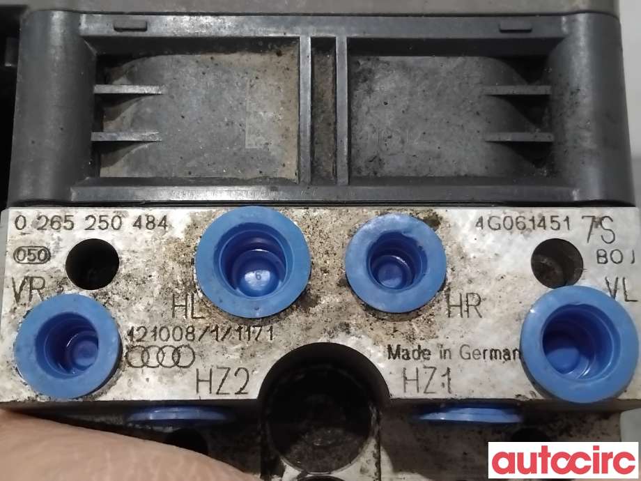 ABS sentral til Audi A6, Allroad 2012-2014 (Type III, Fase 1) (C7) (C7) (AUDI|4G0614517S|0265250484)