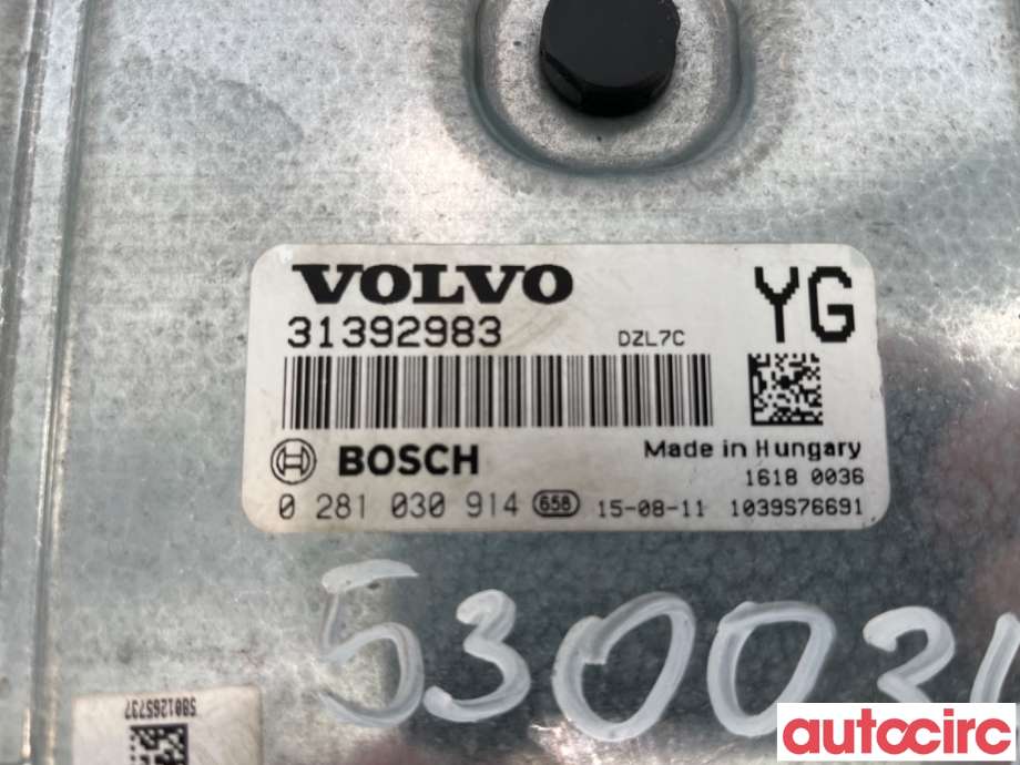Styreenhet motor til Volvo V60/V60 CC 2013-2018 (Type I, Fase 2)  (VOLVO|36012608|0281030914|31392983)