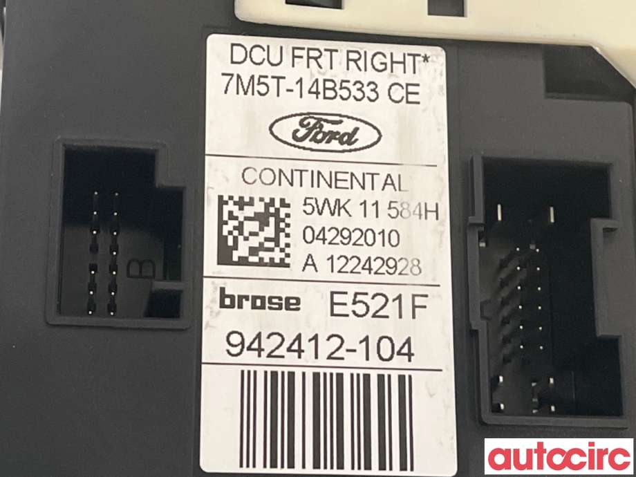 Ruteheis høyre foran til Ford Focus 2008-2010 (Type II, Fase 2)  (FORD|1716001|942412-104|7M5T-14B533CE)