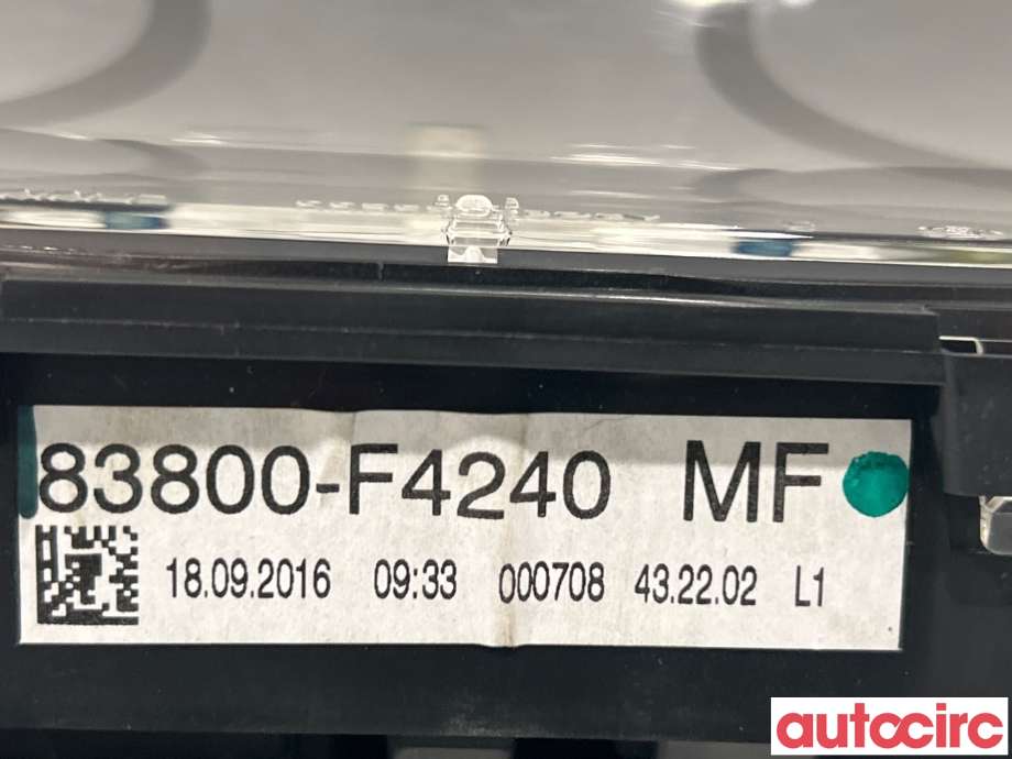Instrumentpanel til Toyota C-HR 2016-->>  (TOYOTA|83800F4240)
