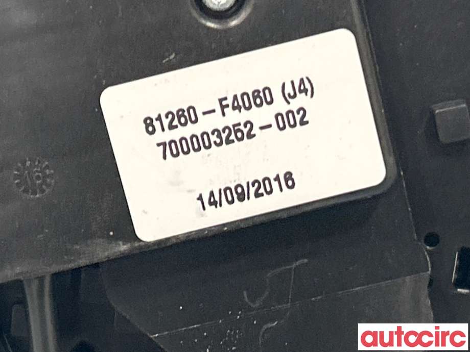 Taklyspanel til Toyota C-HR 2016-->>  (TOYOTA|81260F4060C0)