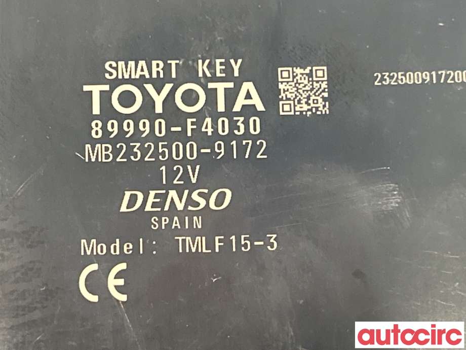 Styreenhet nøkkelfri/keyless til Toyota C-HR 2016-->>  (TOYOTA|89990F4030|89990-F4030)