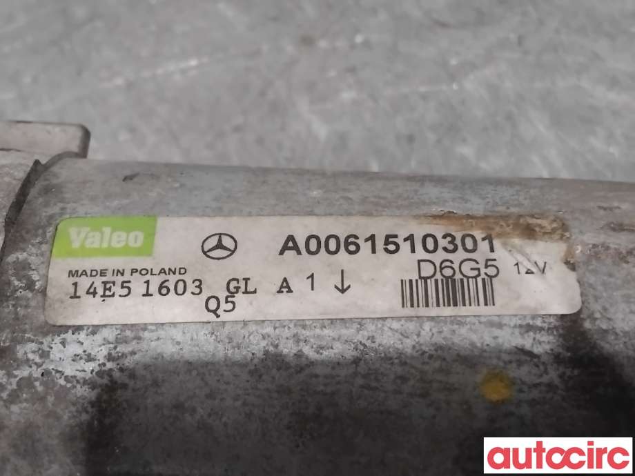 Starter til Mercedes A-Klasse 2005-2012 (W169) (W169) (MERCEDES|A0061510301|D6G5)