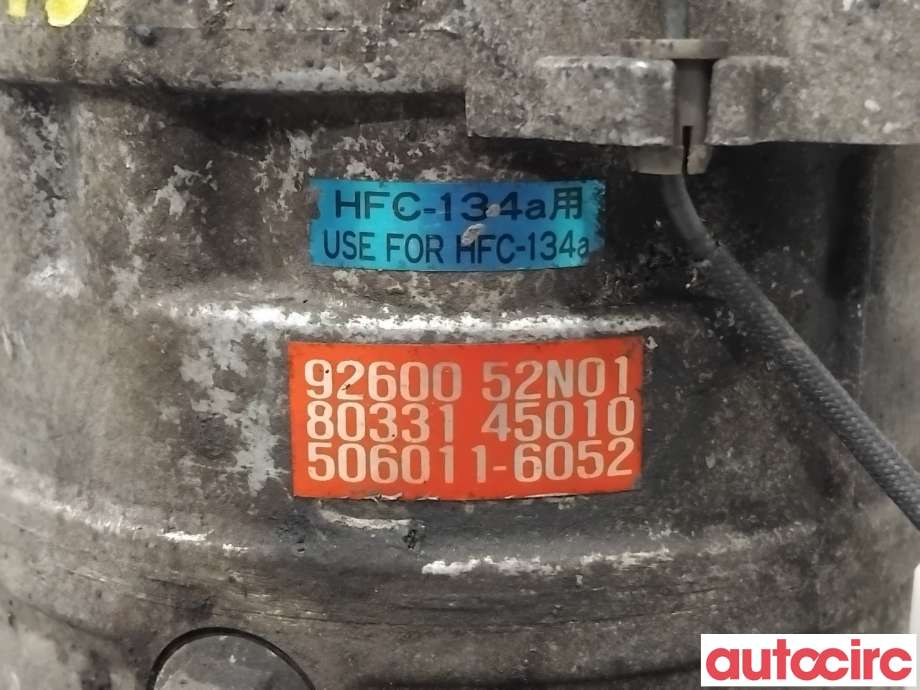 Aircondition kompressor til Nissan Patrol 1987-1998 (Y60) (Y60) (NISSAN|9260052N01|506011-6052)