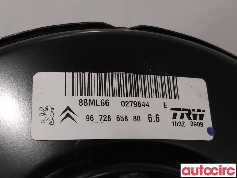 Bremsekraft-forsterker til Peugeot 208 2012-2019 (Type I)  (PEUGEOT|1606859680|9672865880|1609895680)
