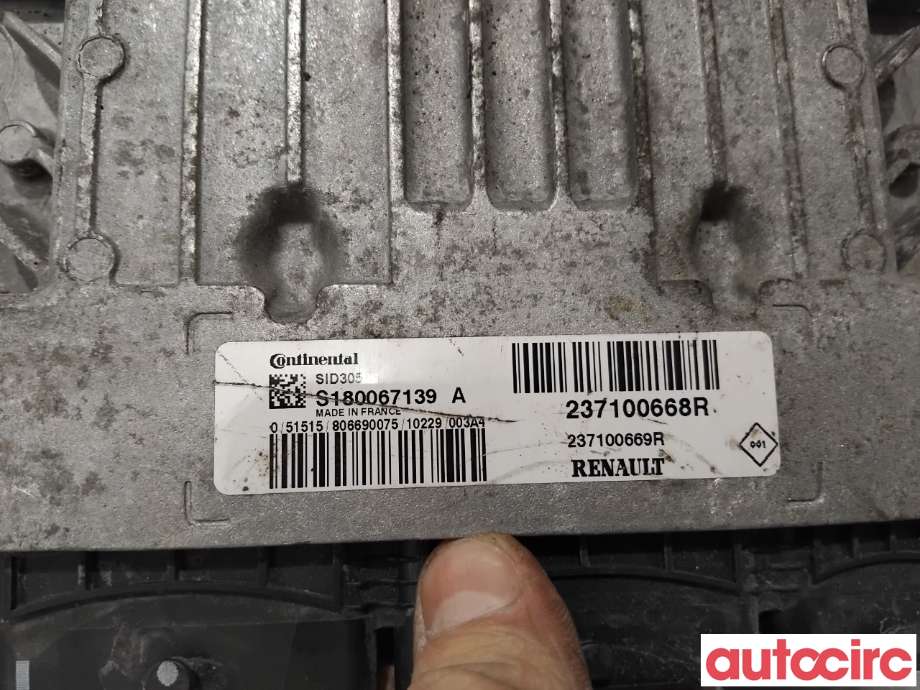 Styreenhet motor til Renault Megane 2009-2016 Type III  (RENAULT|237100668R|S180067139|237101495R)