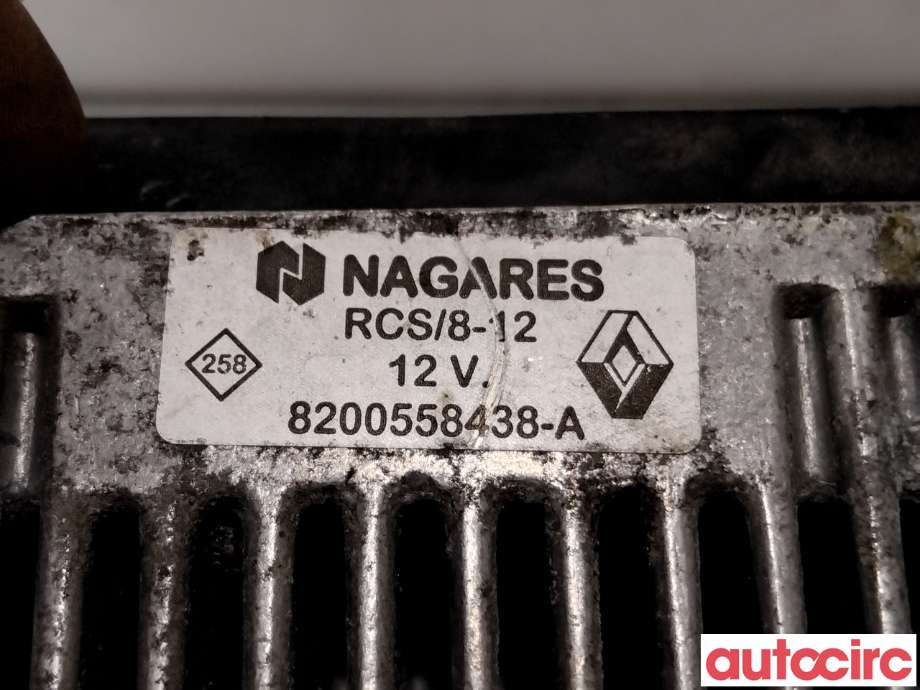 Rele diverse til Renault Megane 2009-2016 Type III  (RENAULT|8200558438|RCS8-12|271202380R)