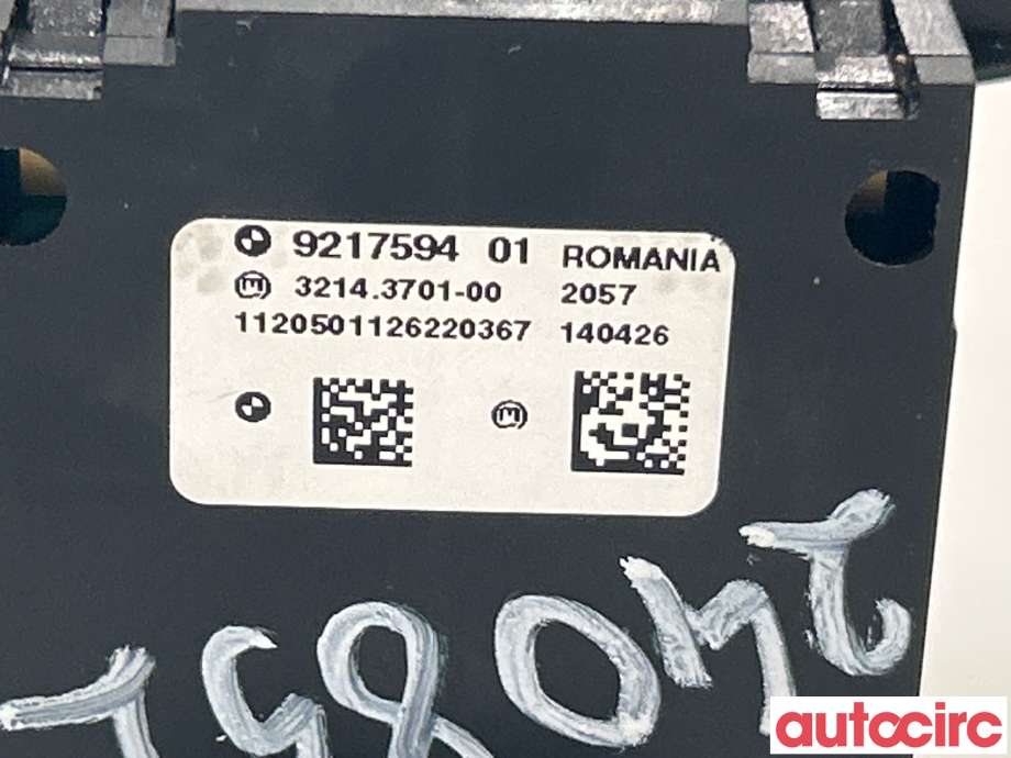 Bryter elektrisk håndbrekk/parkbrems til BMW 5-Serie 2010-2017 (F10/F11) (F10/F11) (BMW|61319877889)