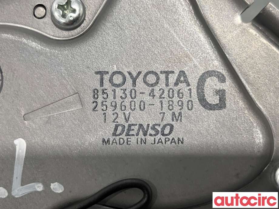 Viskermotor bakrute til Toyota RAV4 2009-2013 (Type III, Fase 2)  (TOYOTA|8513042061|259600-1890|85130-42061)
