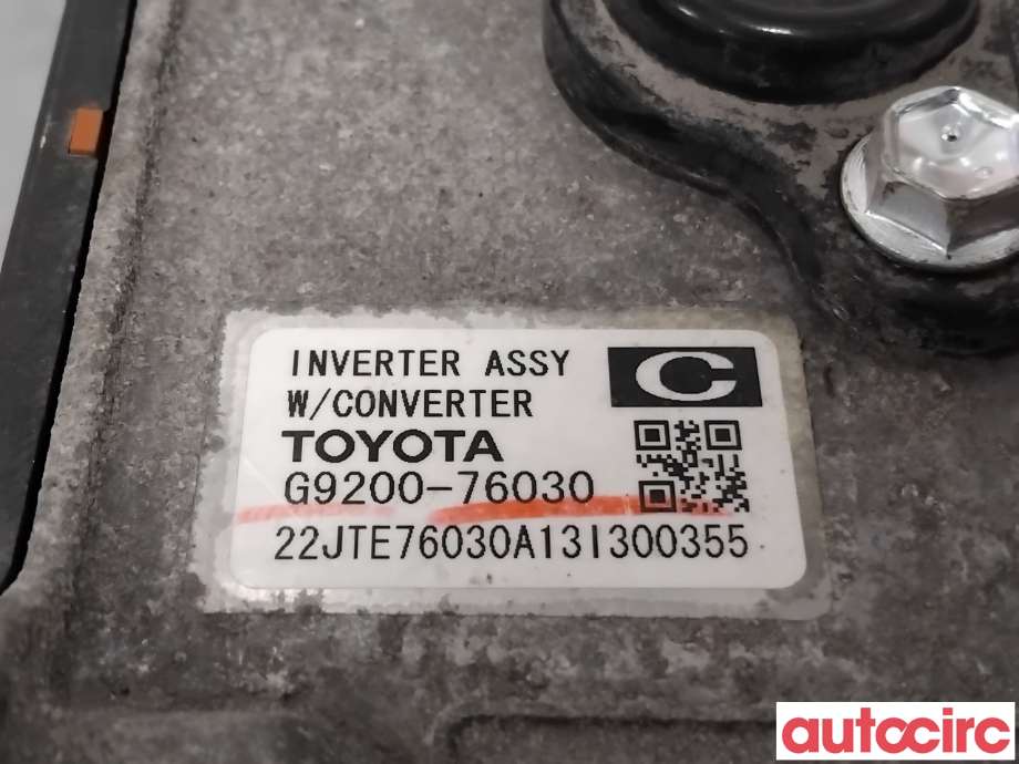 Inverter hybrid til Toyota Auris 2013-2015 (Type II, Fase 1)  (TOYOTA|G920079025||G9200-76030)