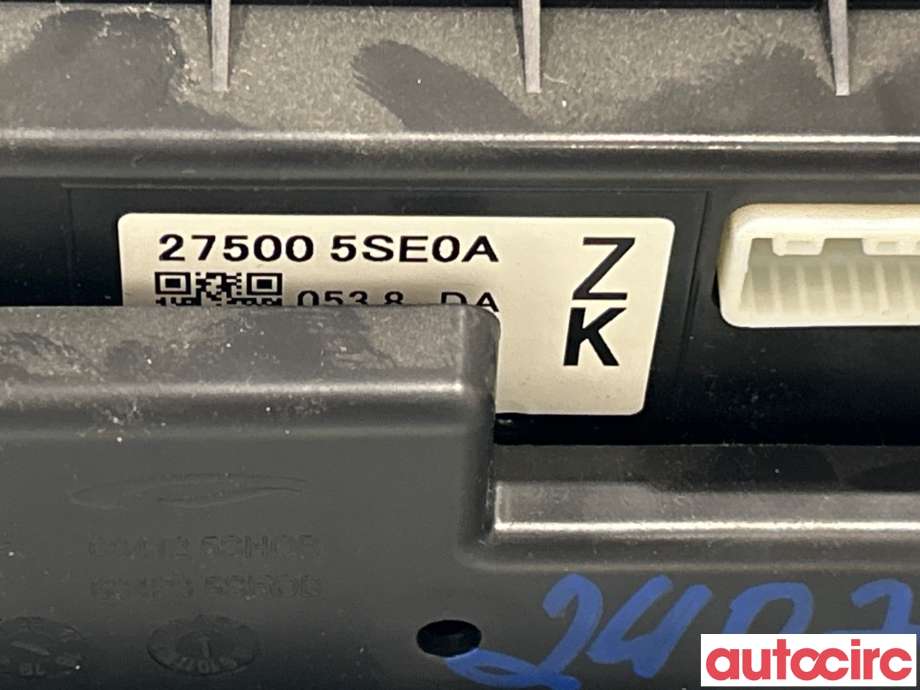 Varmeapparat betjening til Nissan Leaf 2018-->> (Type II)  (NISSAN|275005SE0A)